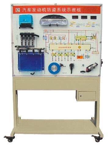 HY-QC622型汽車發(fā)動機防盜系統(tǒng)示教板