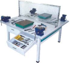 HY-901B型 鉗工實(shí)訓(xùn)成套設(shè)備（鉗工實(shí)訓(xùn)桌、雙面四工位）